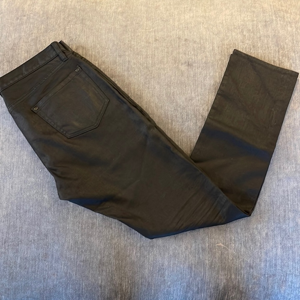 JOHN VARVATOS mens coated jeans. Slim fit size 33